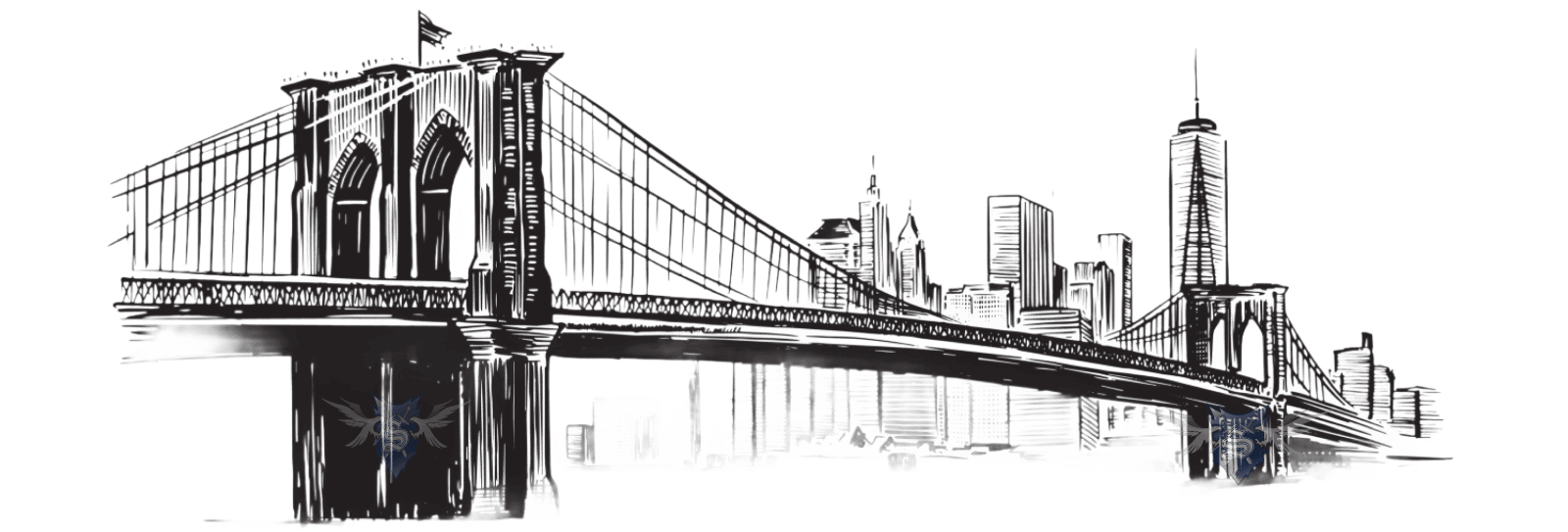 Magnificent pencil drawing of the Brooklyn Bridge: Expert Private Investigator Providing Investigations Tailored for Legal Professionals New York Asset Search Investigations by Stryker Investigations.